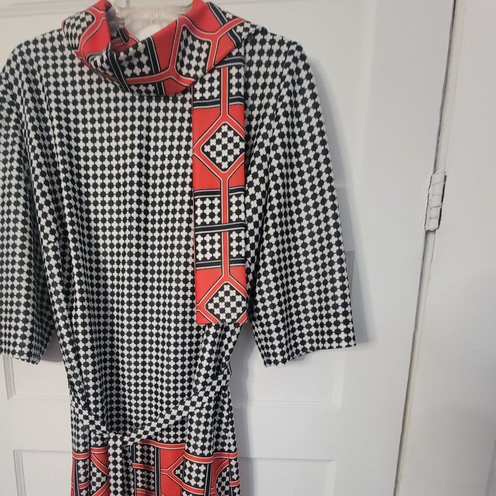 Handmade By Lady Mendell Knits With Distinction For Lane Bryant Vintage Dress